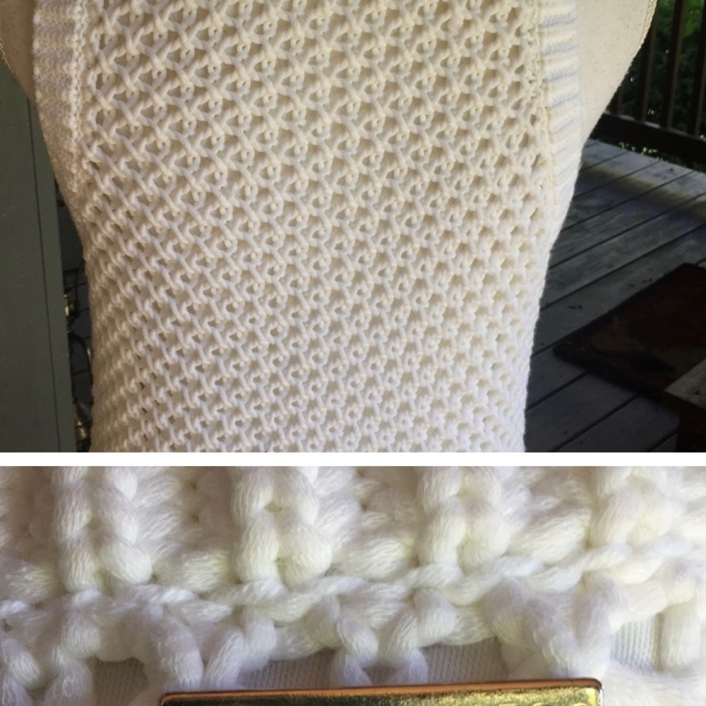 Michael Kors crocheted white fringe dress - Picture 8 of 8